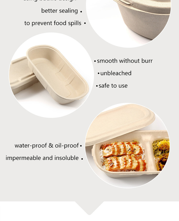 TUV 6 Inch 5 Inch Moulded Clamshell Mini Burger Box