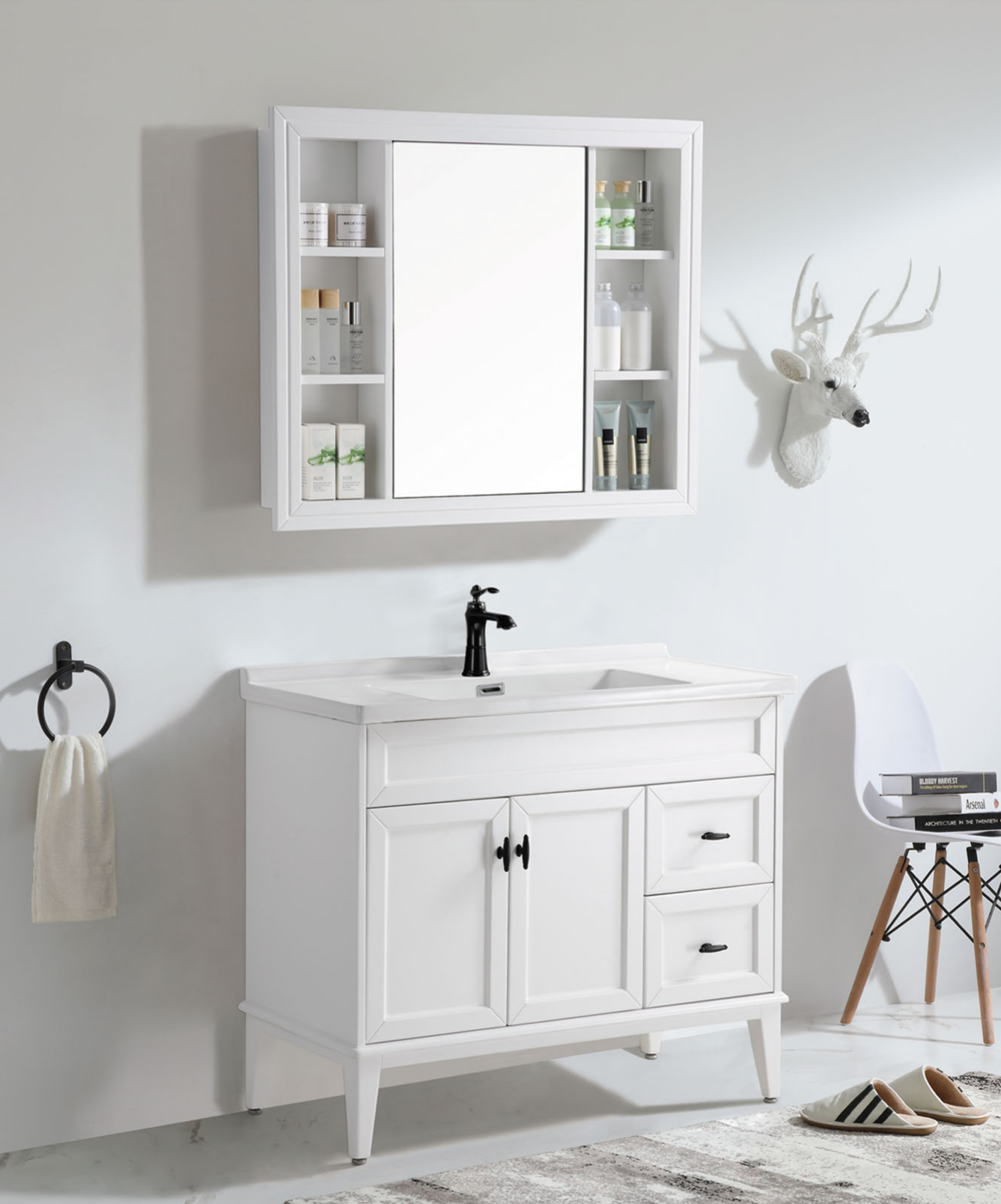 Modern Design Waterproof Bathroom Vanity Unit for Luxury Bathroom Furniture Modern Style