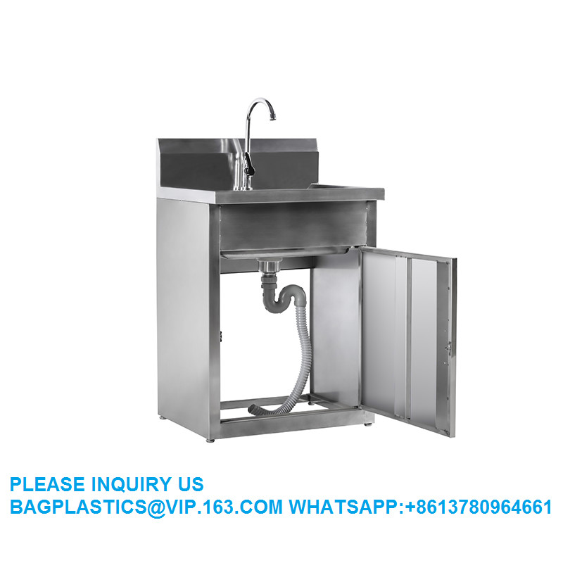 Lab Furniture Supplies Laboratory Stainless Steel Double Faucet Sink Cabinet Morgue Equipment Postmortem Examinatio