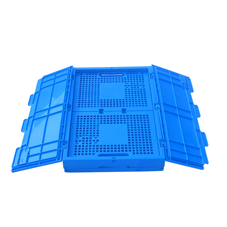 Bulk Totes Plastic Crate Reusable Collapsible Crate Plastic Container Compact When Folded Crate for Convenient Storage