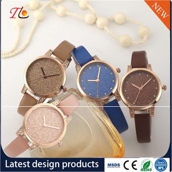 wholesale customization Pu watch alloy case quartz watch fashion watch Colorful