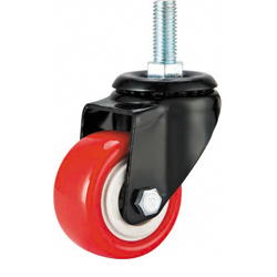 light duty 2 inch white PP caster, 2.5 inch, 3 inch PP castor, swivel PP caster