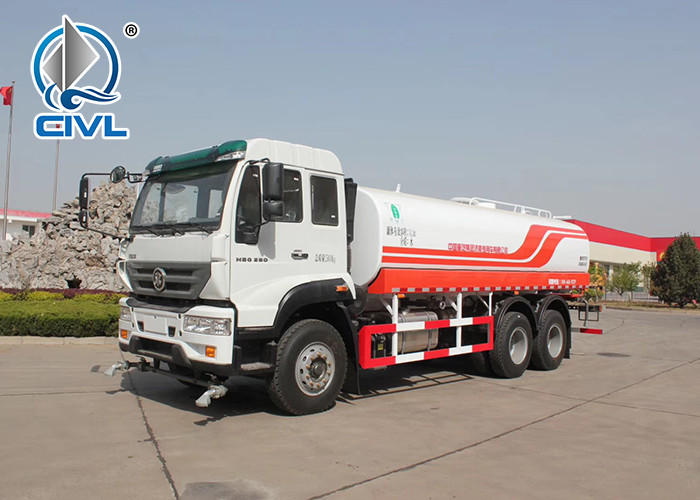 New Water Tank Truck Liquid Tanker Truck 336HP 20000L 20M3 20 Tons Water Tank Truck