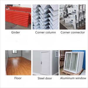 Office Modern Prefab Container House With Bathroom Modular Design