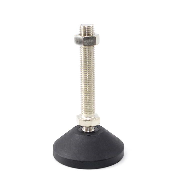 Adjustable Anti Vibration Pad Leveling Leg Feet And Foundation Bolts Adjustable Foot Cup Screw With Anti-skid Pad