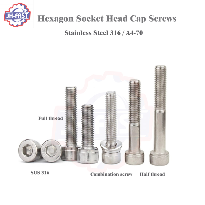 ANSI Standard M3x12 DIN 912 Hex Socket Head Cap Screw with ISO9001 2015 Certificate