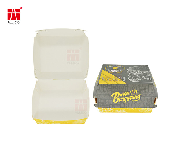 Wood Pulp Recycled 3/8in Food Packaging Gift Boxes Chicken Hamburger Use