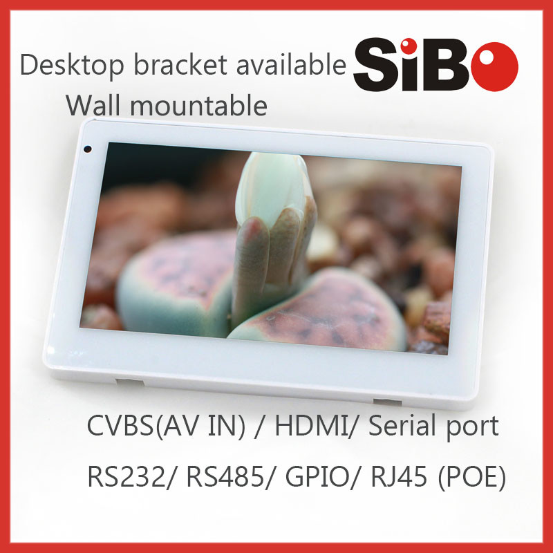SIBO Power Over Ethernet wall mounting Android tablet pc with POE, bluetooth