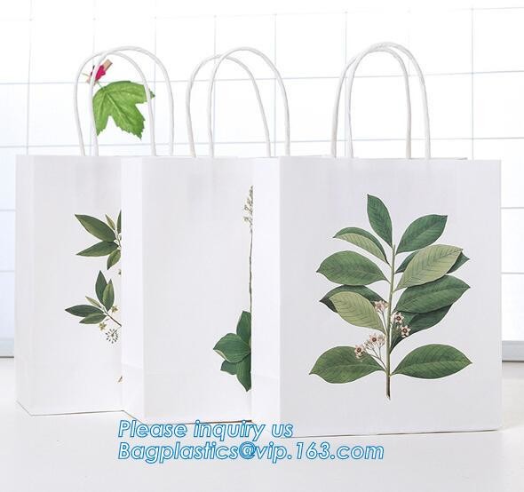 Luxury paper bags with handles Different Sizes,250gsm art paper shopping carrier bag custom printing with handle rope