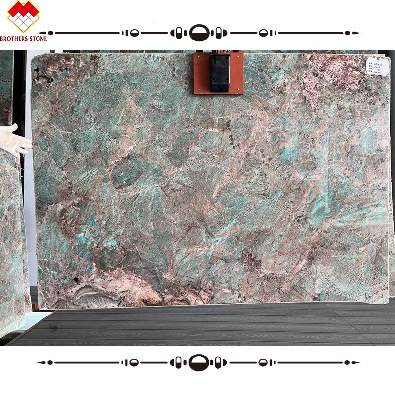 Big Slab Multicolor verde guatemala Green Marble Dinner Table Coffee Table For Villa
