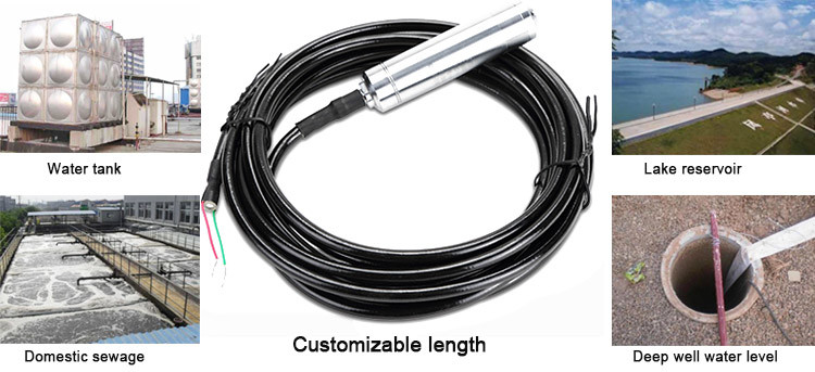 Hart Output 2m Oil Tank Truck 4-20mA Level Transmitter Sensor