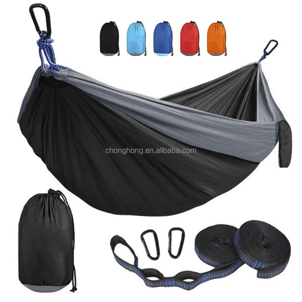 Outdoors Backpacking Survival or Travel Single & Double Parachute Hammocks