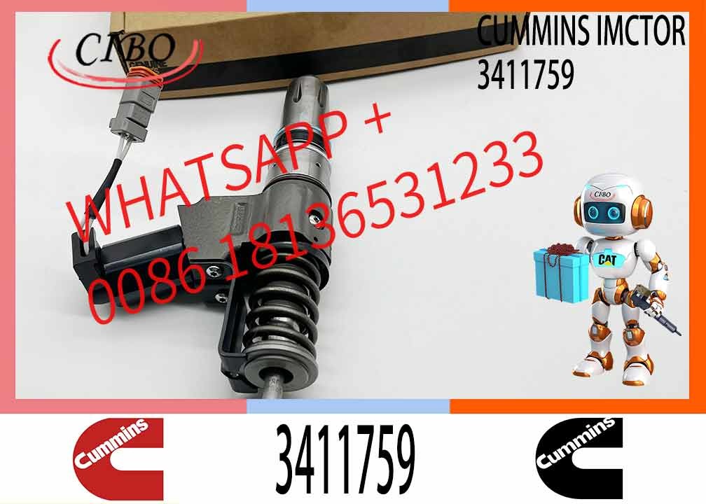 New Genuine Cummin s Fuel Injector 3411691/3411765/3411766/3411759/3087560/3087733/3083846/30950866 Cummin s N14 Engine