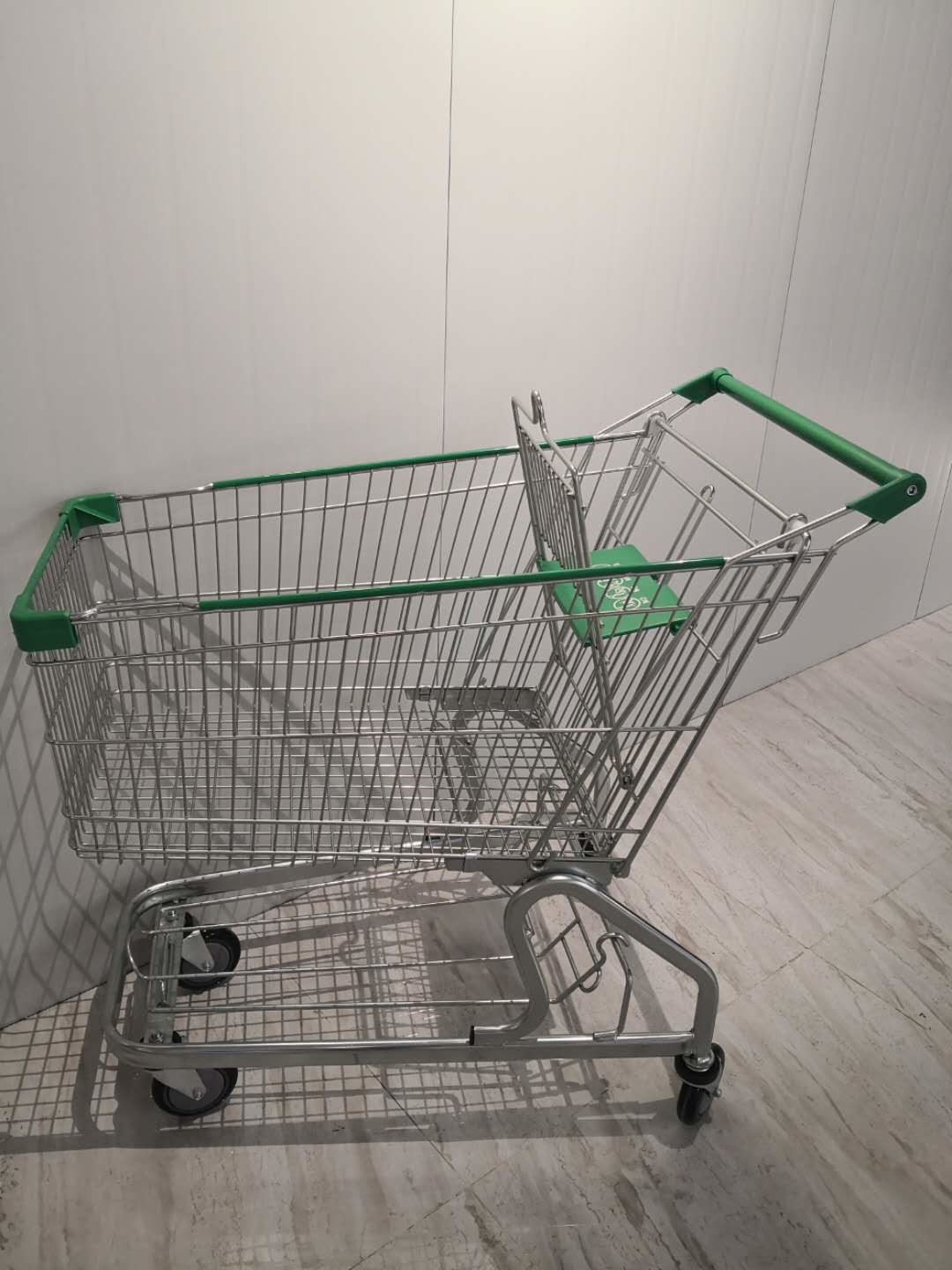 Supermarket Shopping Metal Trolley Cart 120 Litres Powder Coat Finish