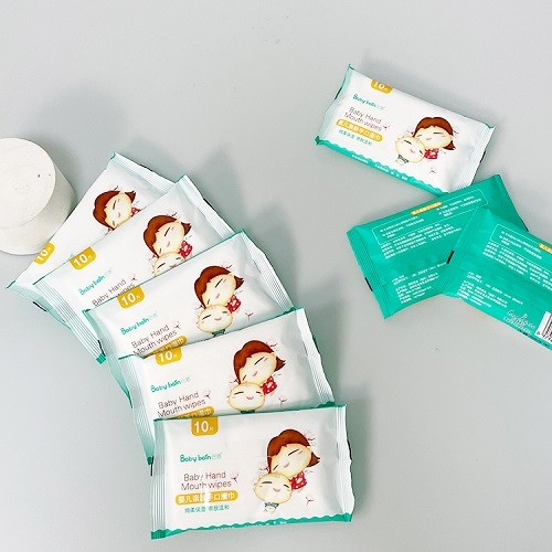 Box And Bag Packing Baby Skin Cleaning Disposable Wet Wipes Colorful