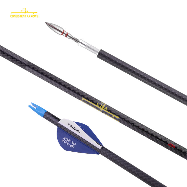 Factory price .245"(6.2mm) crosswoven fiber spine 250/300/350/400/500/600/700 hunting and target arrows