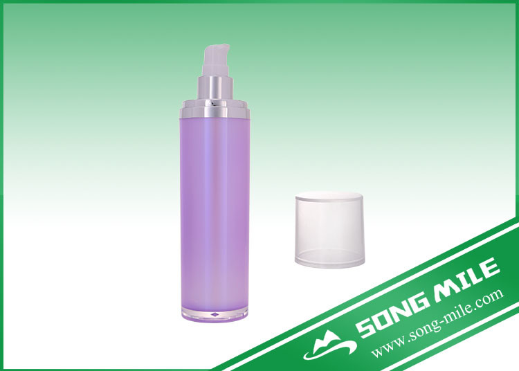 50ml Acrylic Pink Cosmetic Packaging Airless Bottle for Cosmetic