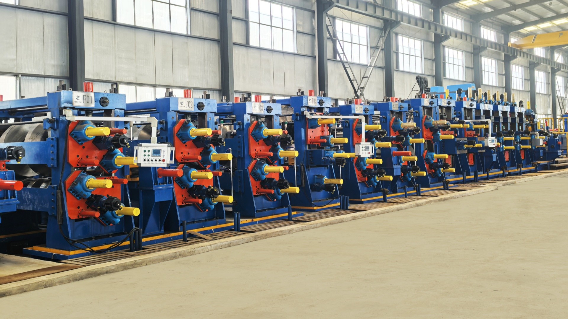 YB189-64 Std Steel Pipe Manufacturing Machine For Round Pipe High Productive