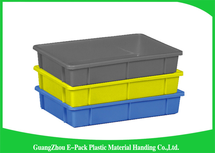 Industrial Large Plastic Storage Trays Standard Size Convenience Stores Stackable Recycled