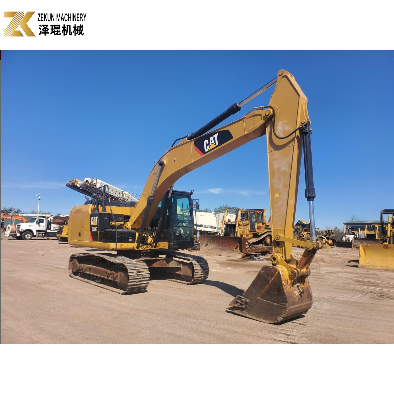 40T-50T 2015 Used Excavator CATERPILLAR 320C/D With Hydraulic Water Pump