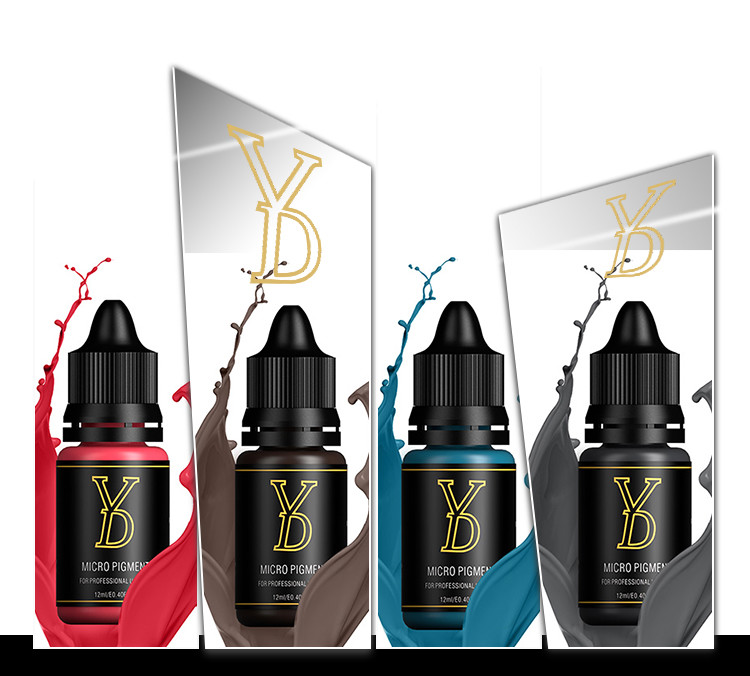 12ml Permanent Makeup Microblading Pigment Liquid Pigment Tattoo Ink For Lips