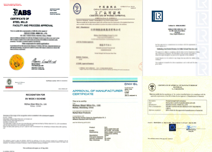 Classification Societies Certifications