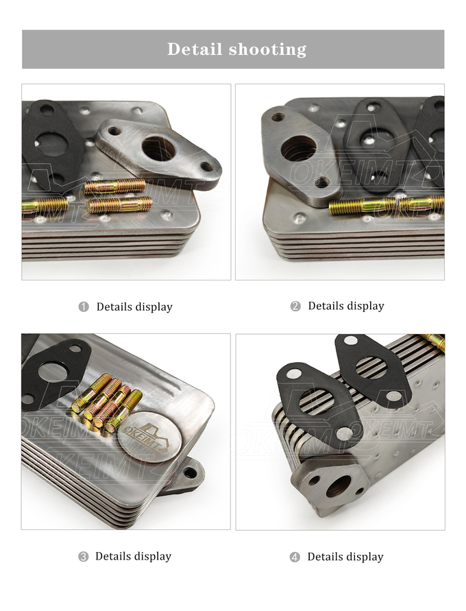 Excavator Komatsu PC60 4D95 6P Oil Cooler 600-651-1570