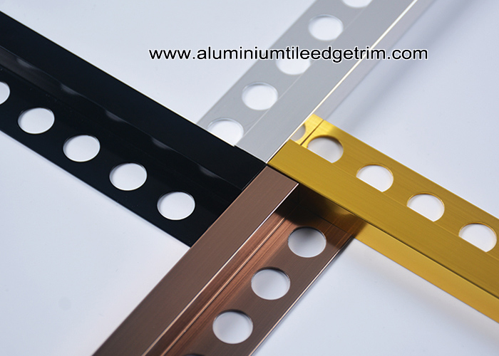 Chrome tile edge trim