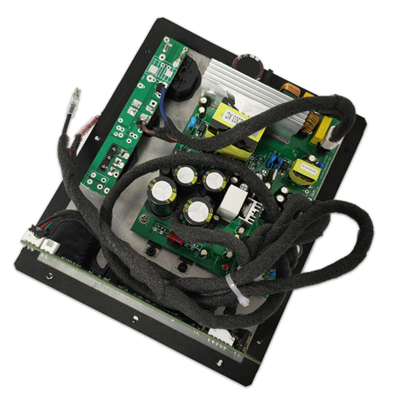 500 Watts RMS Class D Plate Amplifier For Subwoofer Enclosures with Frequency Selection