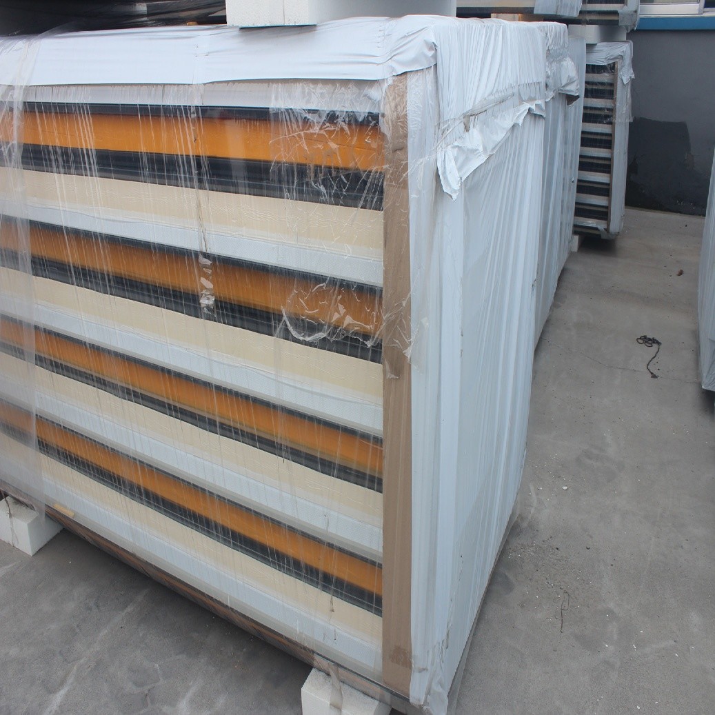 Polyurethane Foam Core Cold Storage Board Class B1 Fire Performance Cold Room Panels
