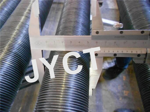G Type Helical Aluminum Embeded Fin Tube , Heat Exchanger Finned Tube SA334 gr6 SMLS