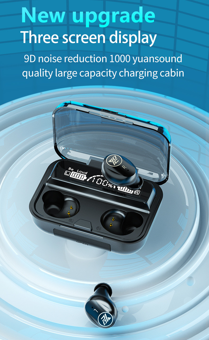 TWS Best Earbuds Bluetooth Earphones With Charging Case Touch Control For Samsung