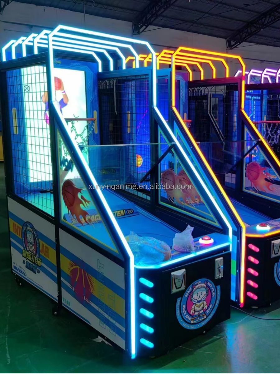 180KG Arcade Hoops Cabinet Basketball Arcade Machine Electronic For Teenager