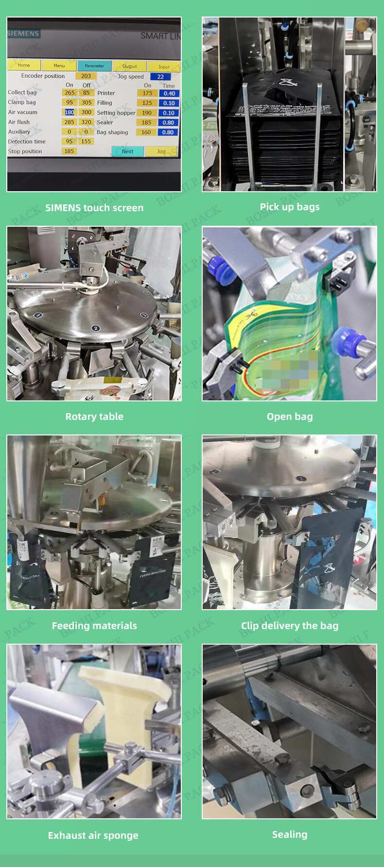 Protein Powder Egg Powder Energy Powder Pouch Packing Machine With Zipper