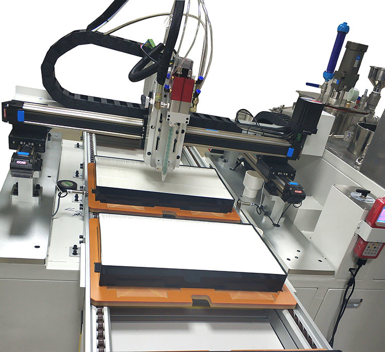 Circuit Board Automatic Glue Dispenser Static / Dynamic Mixing Mode