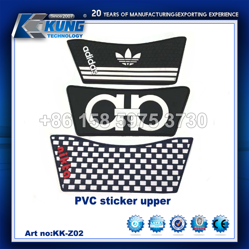 PVC Sticker Shoe Upper Pattern Waterproof For Slipper Making