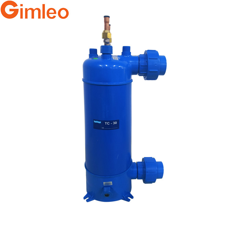 MHTA5 R22 Refrigerant Titanium Heat Exchanger Swimming Pool Chiller Evaporative Air Cooler Industrial Condenser Coil