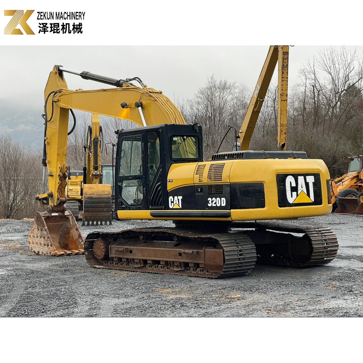 1M3 Bucket Used Caterpillar Excavator CAT320 D DL GX Excavator In Japan