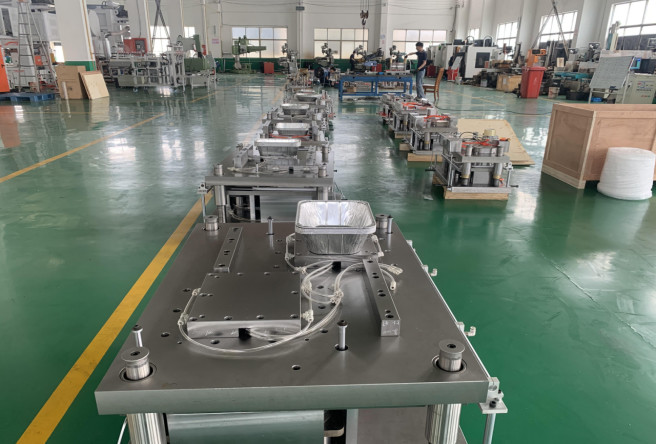 Multiple Cavity 58HRC Aluminum Foil Container Mould Punching Type