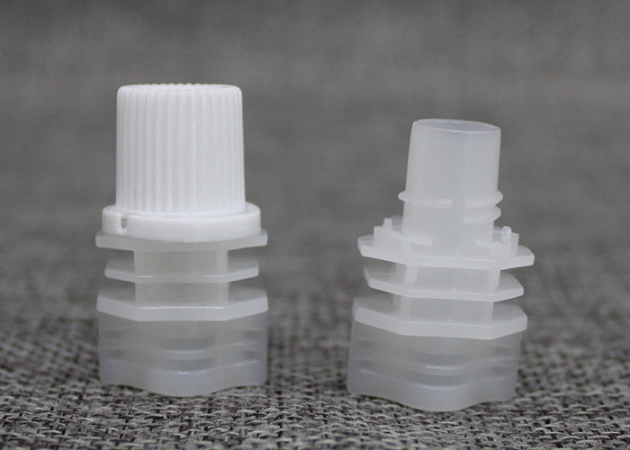 8.6mm Food Grade Suction Nozzle Screw Cap With Spout For Drinking Bag