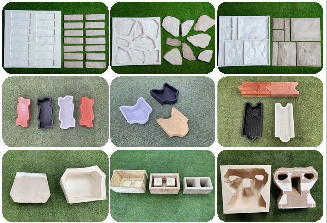 Artificial Stones Making Wet Cast Machinery 3D Wall Concrete Production Line