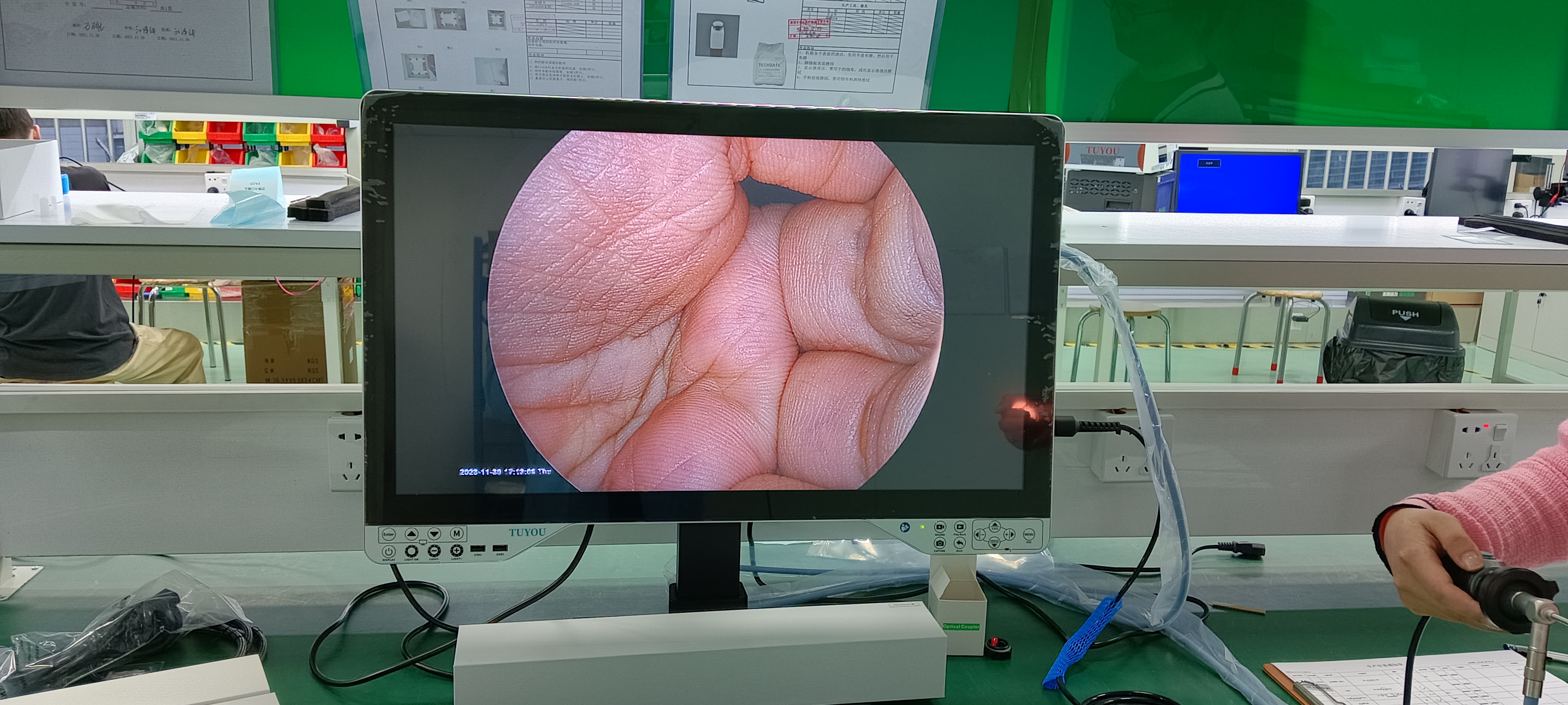 1/2.8" SONY CMOS Sensor Full HD Endoscopic Camera for Veterinary Surgery Equipment