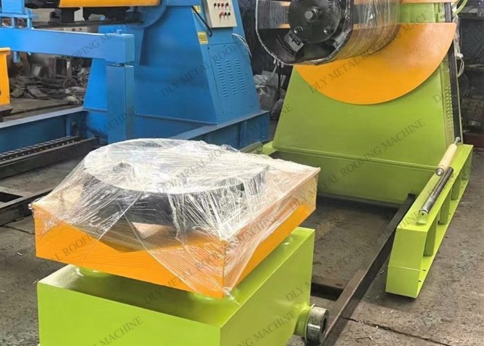 10T Hydraulic Decoiler Four Arms Steel Uncoiler Machine For Metal Coils