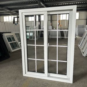 Customizable UPVC Sliding Window with Tempered Glass Options