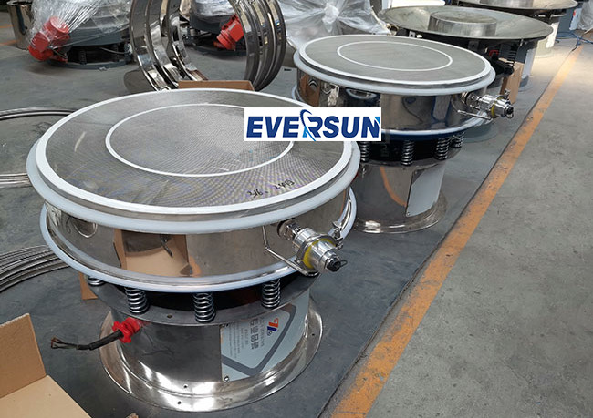 0-10t/H Stainless Steel 304 / 316L Ultrasonic Sieving Machine 600-2000mm Screen Size