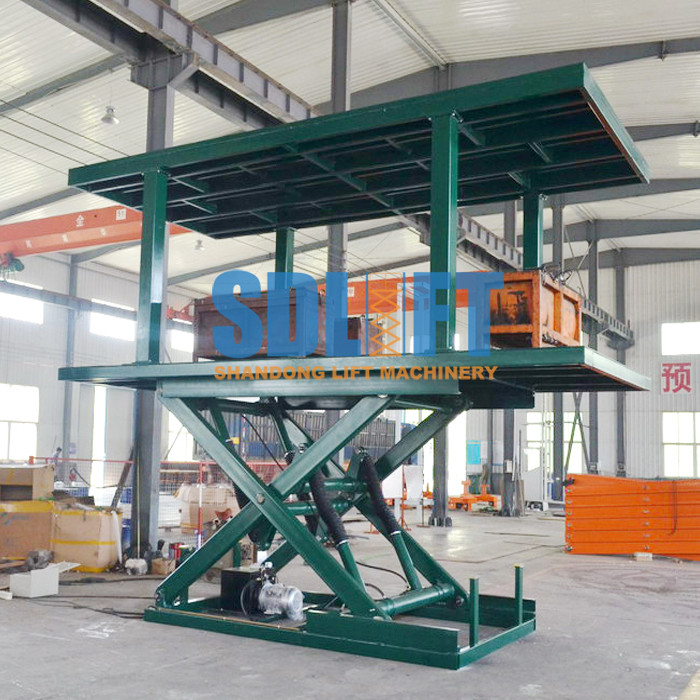 Double Deck Car Parking System With 3 T Weight Capacity 2.8m Lifting Height