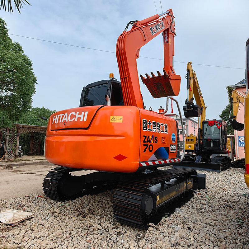 ZX70-7 Used Hitachi Mini Excavator 0.3m3 Bucket Capacity 41kw Rated Power