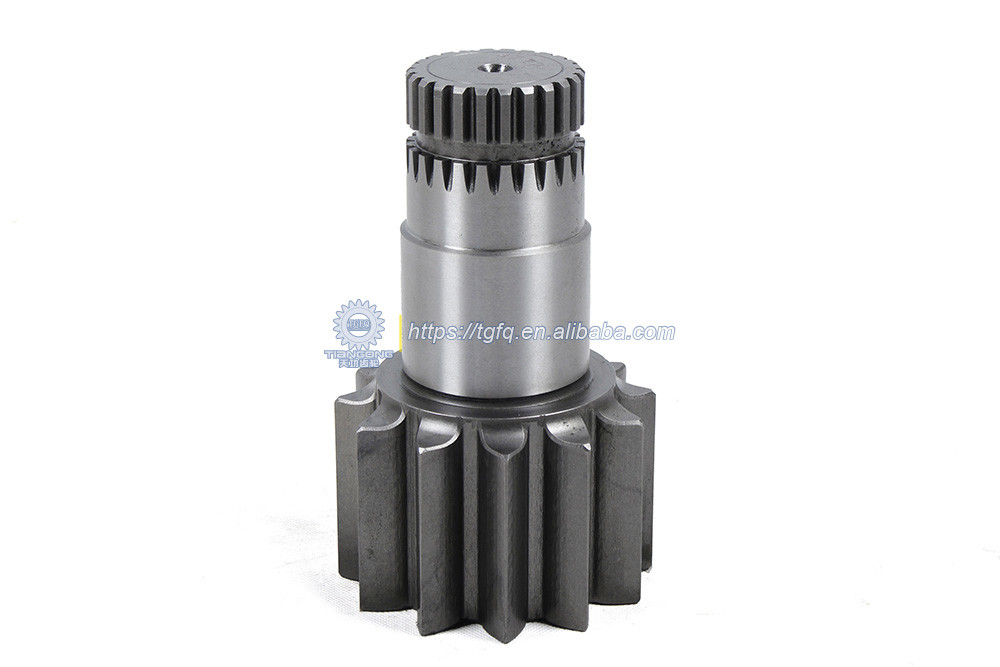 E 307E E 307D Excavator Swing Drive Pinion Shaft 12/24T Swing Gearbox Shaft Swing Parts