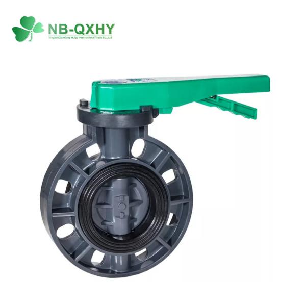 Auto Sealed PVC Green Handle Butterfly Valve with EPDM Rubber Seat and Butterfly