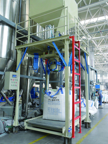 FIBC Jumbo Filler Bag Machine Big Bag Packing Packaging 0.8Mpa 220V